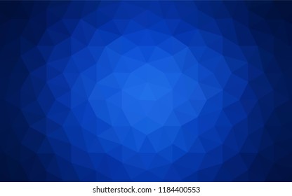 Dark Multicolor vector abstract mosaic pattern. Creative geometric illustration in Origami style with gradient. Brand new design for your business.