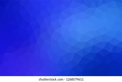 Dark Multicolor vector abstract mosaic background. Modern abstract illustration with triangles. Completely new template for your banner.