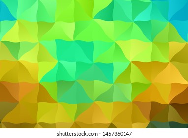 Dark Multicolor vector abstract mosaic backdrop. Colorful abstract illustration with triangles. New template for your brand book.