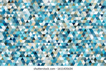 Dark Multicolor vector abstract mosaic template. An elegant bright illustration with gradient. A completely new template for your business design.