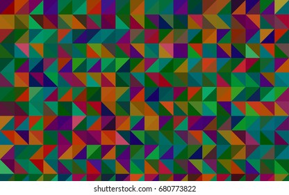 Dark Multicolor vector abstract mosaic template. Brand-new colored illustration in blurry style with gradient. A completely new template for your business design.