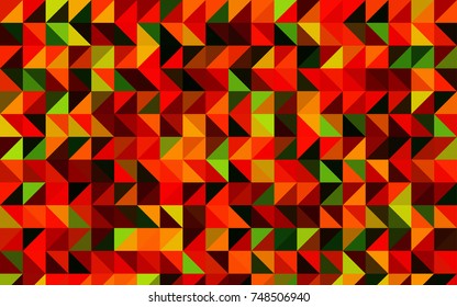 Dark Multicolor vector abstract mosaic pattern. Colorful illustration in abstract style with gradient. The completely new template can be used for your brand book.