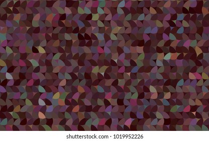 Dark Multicolor vector abstract pattern with circles. Geometry template for your business design. Background with colored spheres.
