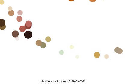 Dark Multicolor vector abstract pattern with circles. Geometry template for your business design. Background with colored spheres.
