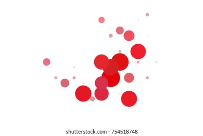 Dark Multicolor vector abstract pattern with circles. Geometry template for your business design. Background with colored spheres.