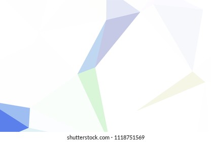 Dark Multicolor vector abstract polygonal pattern. Modern abstract illustration with triangles. Best triangular design for your business.