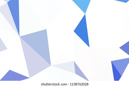 Dark Multicolor vector abstract polygonal background. Elegant bright polygonal illustration with gradient. Best triangular design for your business.