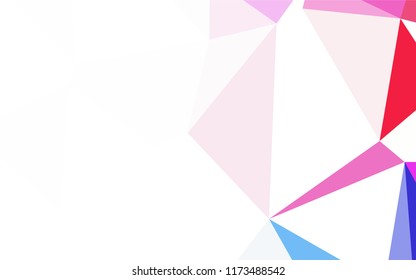 Dark Multicolor vector abstract polygonal pattern. Colorful illustration in abstract style with triangles. Brand new design for your business.