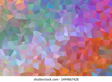 Dark Multicolor vector abstract polygonal pattern. Creative illustration in halftone style with triangles. New template for your brand book.