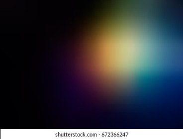 Dark Multicolor vector abstract template. A vague abstract illustration with gradient. The blurred design can be used for your web site.