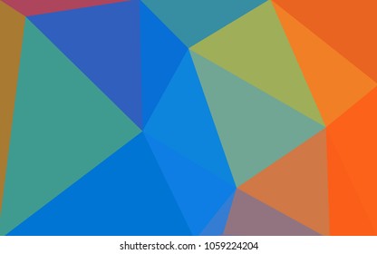 Dark Multicolor vector abstract textured polygonal background. Blurry triangle design. Pattern can be used for background.