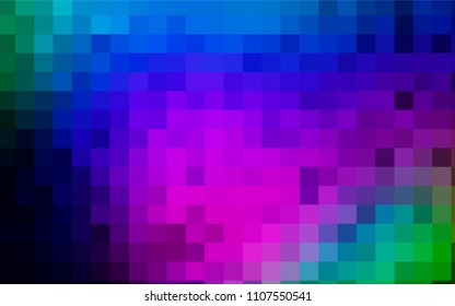 Dark Multicolor vector abstract textured polygonal background. Blurry rectangular design. The pattern with repeating rectangles can be used for background.
