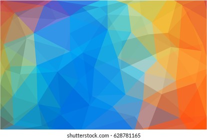 Dark Multicolor vector abstract textured polygonal background. Blurry triangle design. Pattern can be used for background.