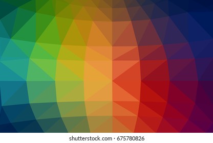 Dark Multicolor vector abstract textured polygonal background. Blurry triangle design. Pattern can be used for background.