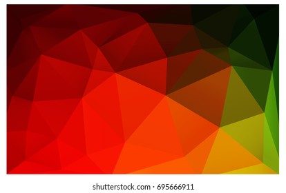 Dark Multicolor vector abstract textured polygonal background. Blurry triangle design. Pattern can be used for background.