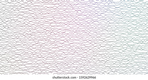 Dark Multicolor vector backdrop with curves. Gradient illustration in simple style with bows. Design for your business promotion.