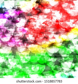 Dark Multicolor vector backdrop with dots. Illustration with set of shining colorful abstract spheres. Pattern for websites.