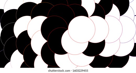 Dark Multicolor vector backdrop with dots. Colorful illustration with gradient dots in nature style. Pattern for websites.