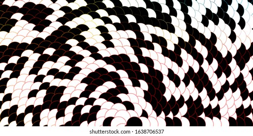 Dark Multicolor vector backdrop with dots. Abstract illustration with colorful spots in nature style. Pattern for wallpapers, curtains.