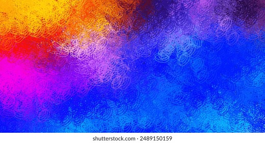 Dark multicolor vector backdrop with dots. Abstract illustration with colorful spots in nature style. Pattern for wallpapers, curtains.