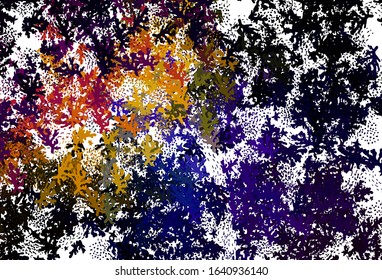 Dark Multicolor vector backdrop with memphis shapes. Modern abstract illustration with colorful random forms. Background for a cell phone.