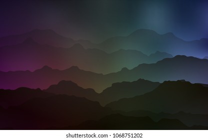 Dark Multicolor vector background with abstract circles. Modern gradient abstract illustration with bandy lines. A new texture for your  ad, booklets, leaflets.