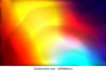 Dark Multicolor vector background with abstract circles. Creative illustration in halftone marble style with gradient. A completely new memphis design for your business.