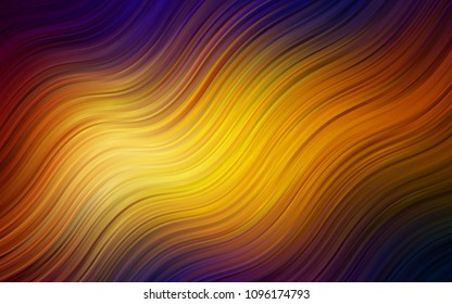 Dark Multicolor vector background with abstract circles. Colorful abstract illustration with gradient lines. A new texture for your  ad, booklets, leaflets.