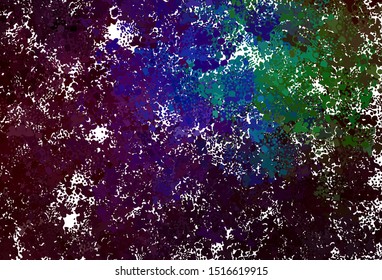 Dark Multicolor vector background with abstract shapes. Decorative design in abstract style with random forms. Simple design for your web site.