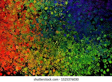 Dark Multicolor vector background with abstract shapes. Decorative design in abstract style with random forms. Background for a cell phone.