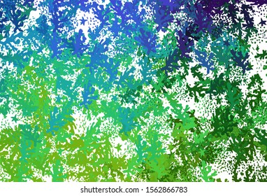 Dark Multicolor vector background with abstract shapes. Illustration with colorful gradient shapes in abstract style. Background for a cell phone.
