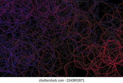 Dark Multicolor vector background with abstract shapes. Decorative design in abstract style with random forms. Elegant design for wallpapers.
