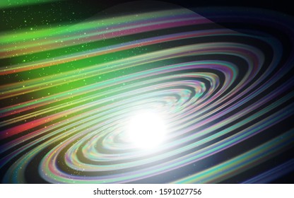 Dark Multicolor vector background with astronomical stars. Space stars on blurred abstract background with gradient. Pattern for astronomy websites.