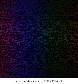 Dark Multicolor vector background with bows. Gradient illustration in simple style with bows. Pattern for websites, landing pages.