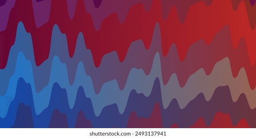Dark Multicolor vector background with bows. Abstract illustration with gradient bows. Pattern for websites, landing pages.
