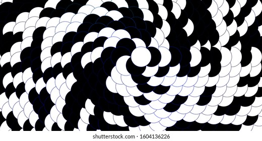 Dark Multicolor vector background with bubbles. Modern abstract illustration with colorful circle shapes. Pattern for booklets, leaflets.
