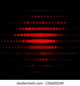 Dark Multicolor vector background with circles. Abstract colorful disks on simple gradient background. New template for your brand book.