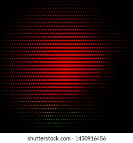 Dark Multicolor vector background with circles. Abstract colorful disks on simple gradient background. Design for posters, banners.