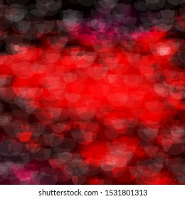 Dark Multicolor vector background with circles. Abstract colorful disks on simple gradient background. Pattern for booklets, leaflets.