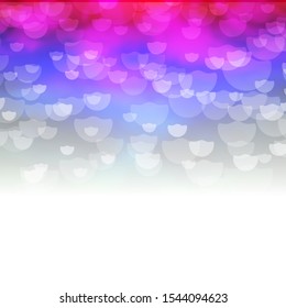 Dark Multicolor vector background with circles. Illustration with set of shining colorful abstract spheres. Pattern for booklets, leaflets.
