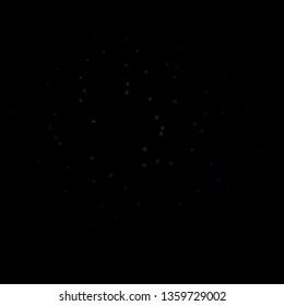 Dark Multicolor vector background with colorful stars. Colorful illustration in abstract style with gradient stars. Best design for your ad, poster, banner.