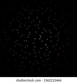 Dark Multicolor vector background with colorful stars. Decorative illustration with stars on abstract template. Pattern for wrapping gifts.