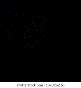Dark Multicolor vector background with colorful stars. Colorful illustration with abstract gradient stars. Pattern for wrapping gifts.