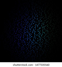 Dark Multicolor vector background with colorful stars. Colorful illustration with abstract gradient stars. Pattern for websites, landing pages.