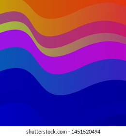 Dark Multicolor vector background with curves. Illustration in halftone style with gradient curves. Pattern for busines booklets, leaflets