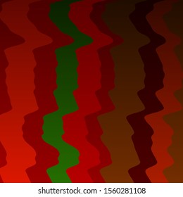 Dark Multicolor vector background with curves. Gradient illustration in simple style with bows. Best design for your ad, poster, banner.