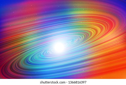 Dark Multicolor vector background with galaxy stars. Modern abstract illustration with Big Dipper stars. Pattern for astrology websites.
