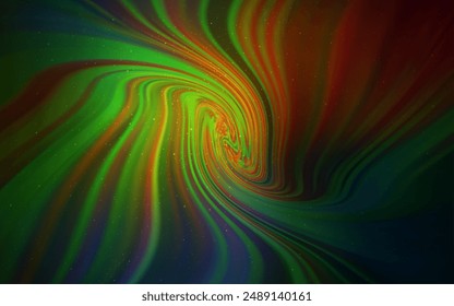 Dark Multicolor vector background with galaxy stars. Shining illustration with sky stars on abstract template. Template for cosmic backgrounds.
