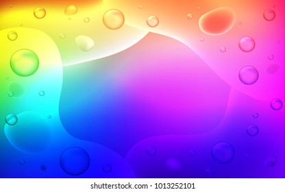 Dark Multicolor vector background with lamp shapes. Brand-new colored illustration in memphis style with gradient. The elegant pattern for brand book.