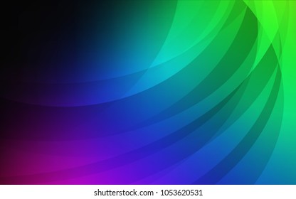 Dark Multicolor vector background with lava shapes. Colorful illustration in abstract marble style with gradient. A completely new memphis design for your business.